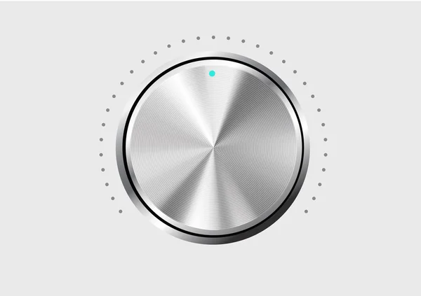 Technology music button — Stock Vector