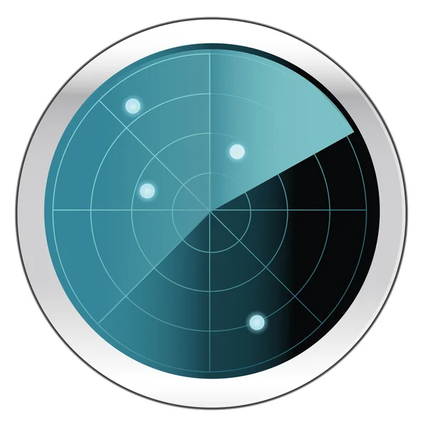 Radarové znamení — Stockový vektor