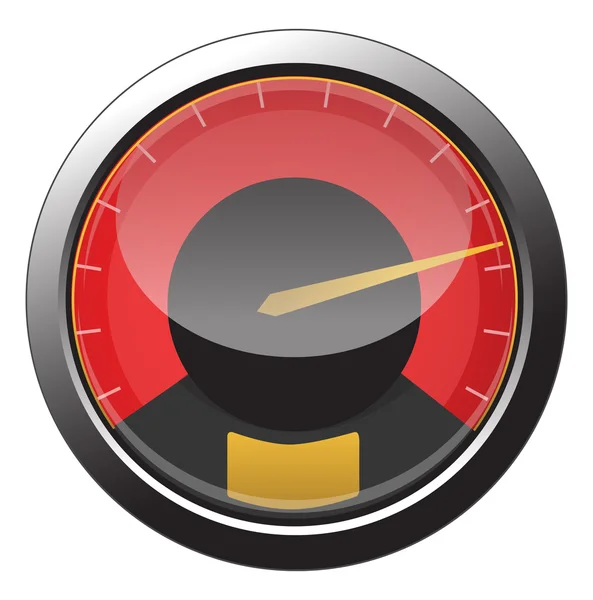 Snelheidsmeter pictogram — Stockvector