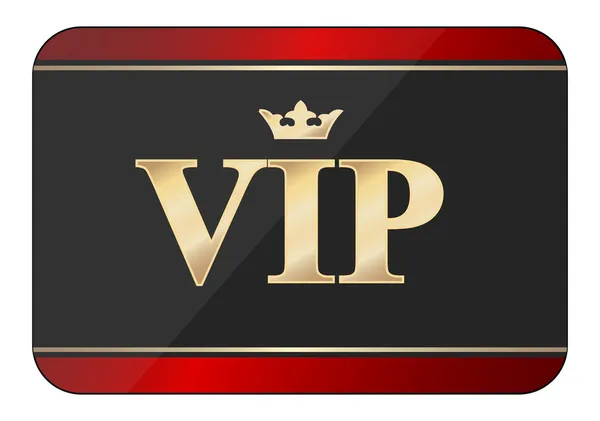 Vip icono de la tarjeta — Vector de stock