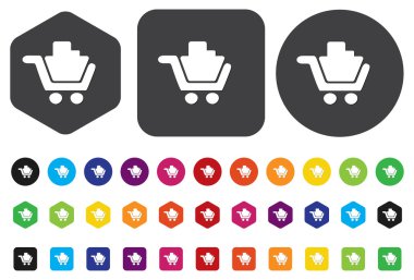 alışveriş sepeti ICO vektör
