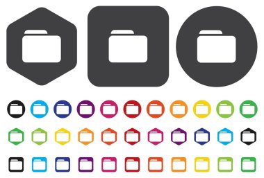 vektör klasör simgesi