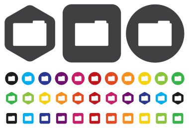 vektör klasör simgesi