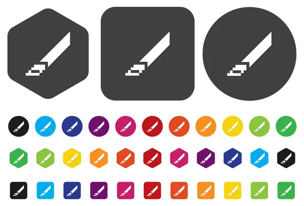 Tekst bewerken teken pictogram — Stockvector