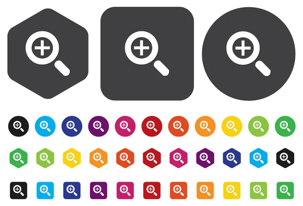 Ampliar icono — Vector de stock