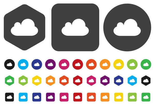 Icono de nube — Archivo Imágenes Vectoriales