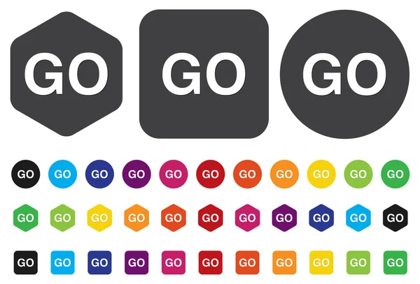 Go-Symbol — Stockvektor