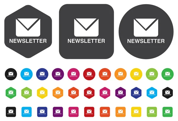 Newsletter icon — Stock Vector