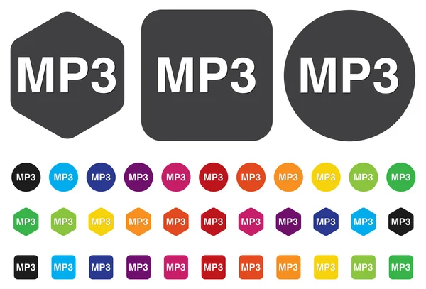 Mp3 的图标 — 图库矢量图片