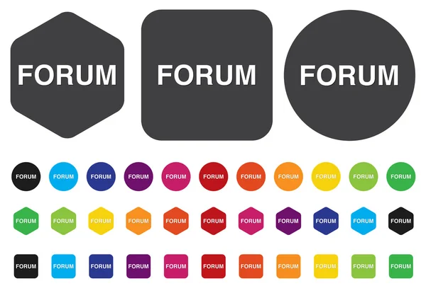 Forum icon — Stock Vector