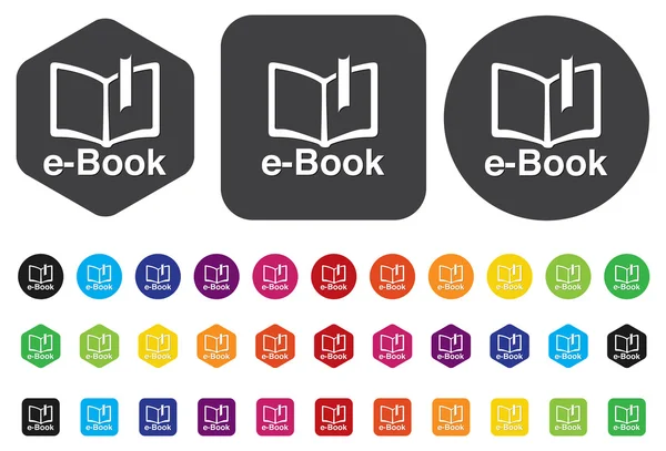 E-book icon — Stock Vector