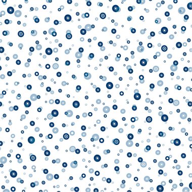 Beyaz zemin üzerinde açık mavi daireler olan arkaplan.