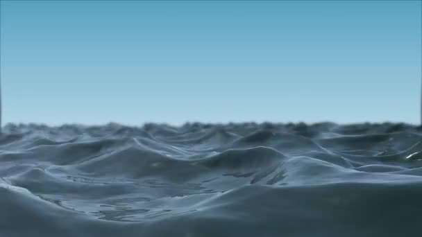Ωκεανό κύμα — Αρχείο Βίντεο