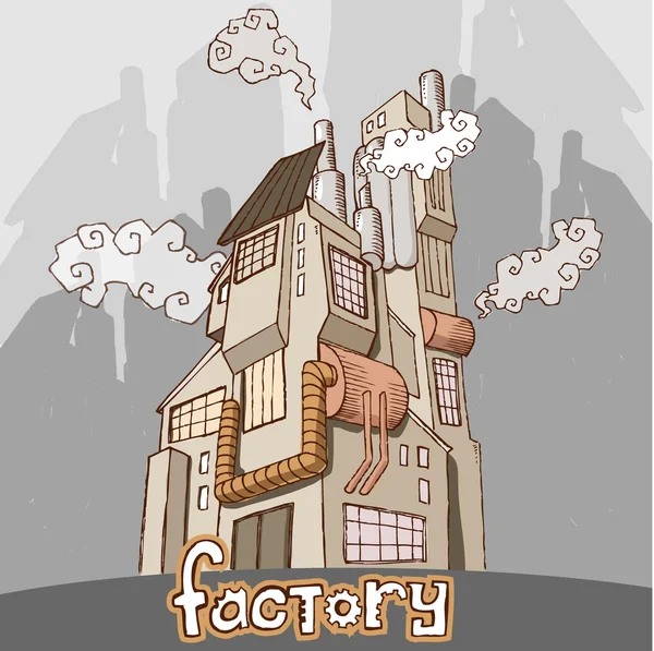 vektör çizim. Fabrika