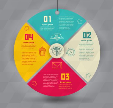 kavramsal vektör tasarım şablonu