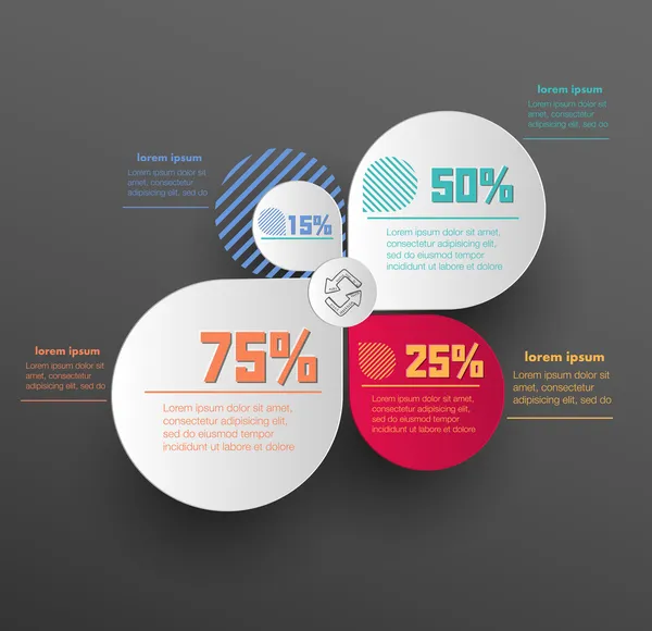 Element der Infografik — Stockvektor