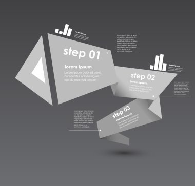 Kavramsal vektör tasarım şablonu. bilgi grafikleri ögesi