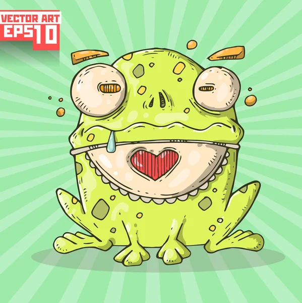 Komik kurbağa.