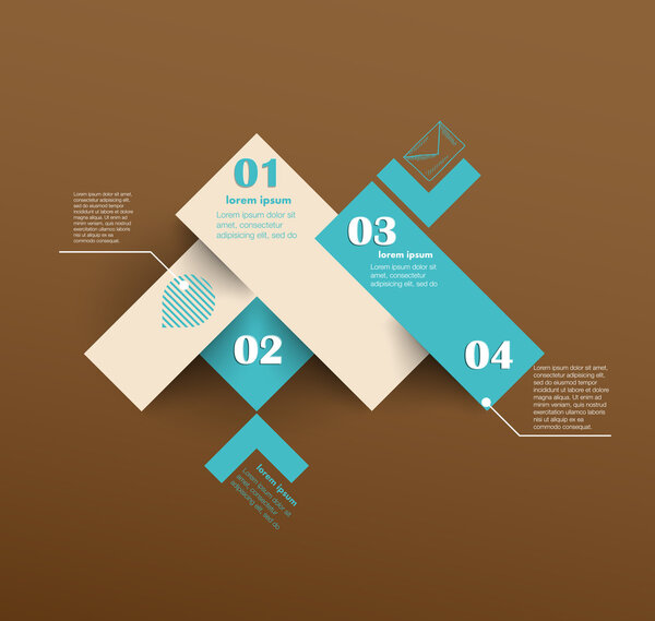 Conceptual vector Design template. infographics element