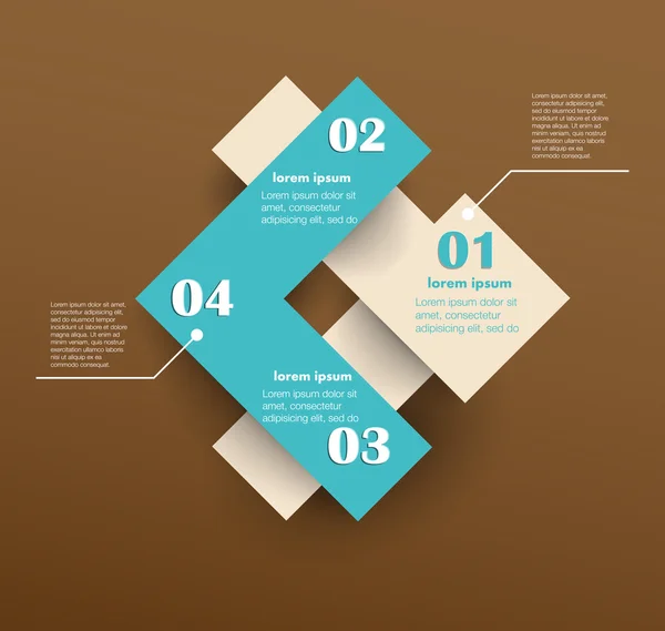 概念向量设计模板。Infographics元素 — 图库矢量图片