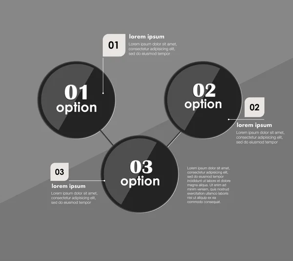 Conceptual vector Design template. infographics element — Stock Vector