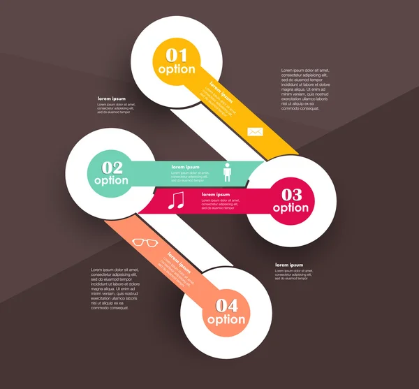 Konzeptionelle Vektor-Design-Vorlage. Element der Infografik — Stockvektor