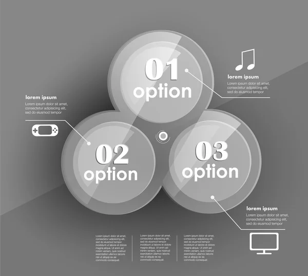 概念向量设计模板。Infographics元素 — 图库矢量图片