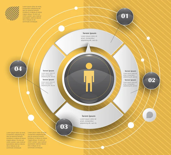 Εννοιολογικό διανυσματικό πρότυπο σχεδιασμού. στοιχείο infographics — Διανυσματικό Αρχείο