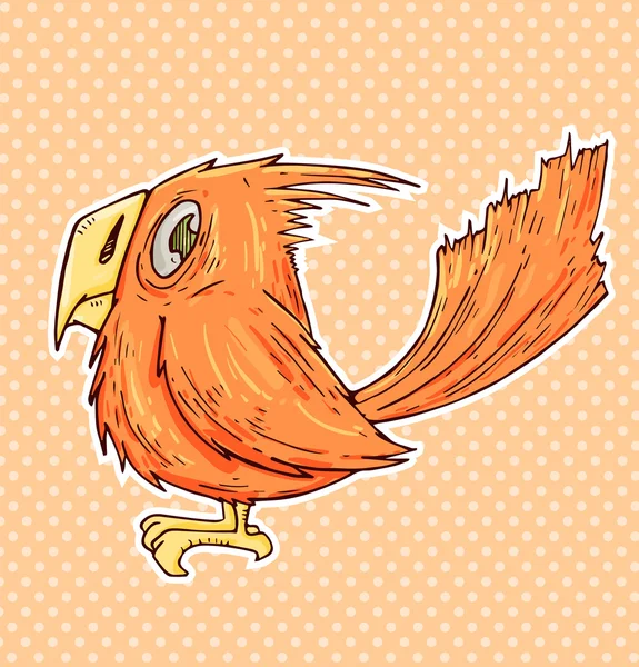 Мультфільм птах — стоковий вектор