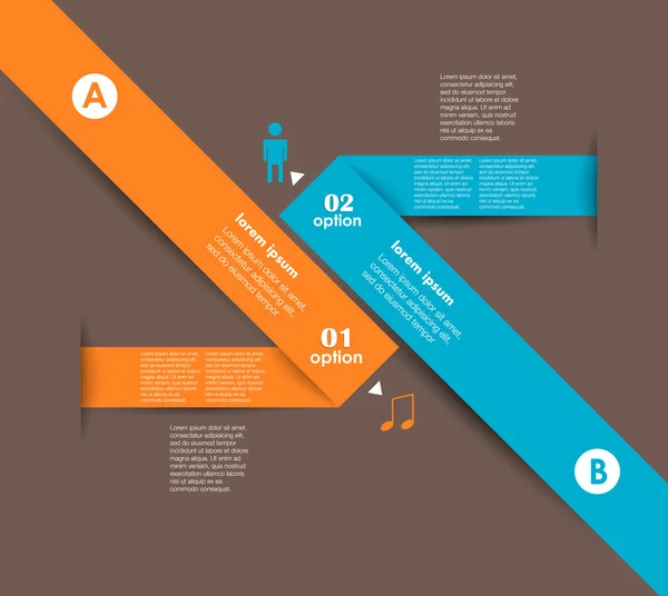 Modelo de design vetorial conceitual. elemento infográfico — Vetor de Stock