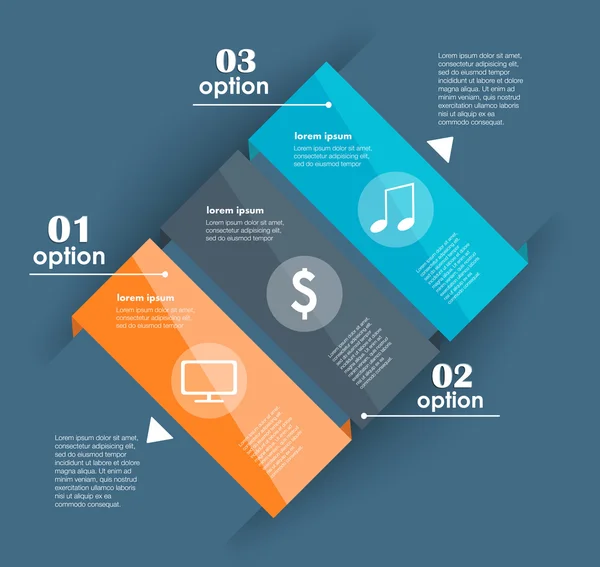 Modelo de design vetorial conceitual. elemento infográfico — Vetor de Stock