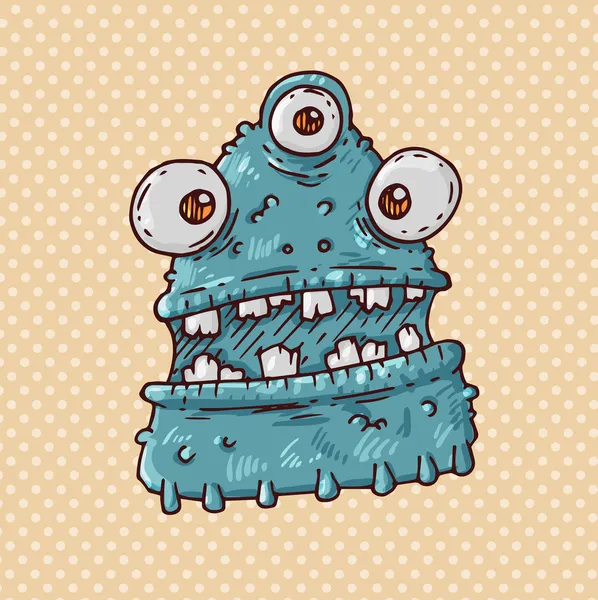 Monster slak — Stockvector