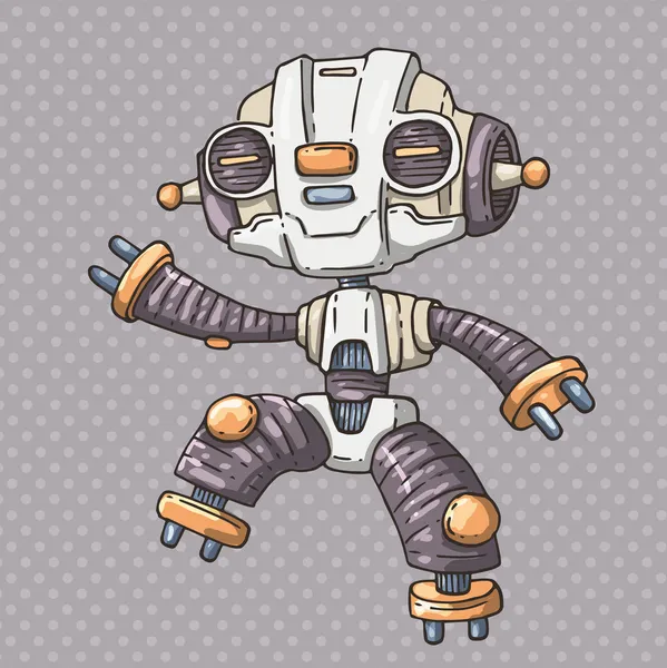 Niño robot — Vector de stock