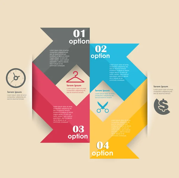 Konceptualny wektor Szablon projektu. element infografiki — Wektor stockowy