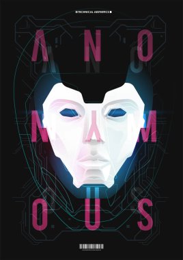 Siber zihnin yüzü. Teknoloji geçmişi kavramı. Yapay Zeka ve Büyük Veri, Nesnelerin İnterneti. Al!.