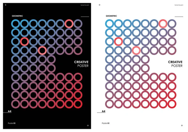 Εξώφυλλο Για Προφίλ Της Εταιρείας Δημιουργικές Γεωμετρικές Διατάξεις Παρουσίαση Εξωφύλλου — Διανυσματικό Αρχείο