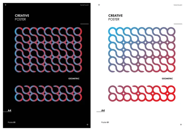 Composition Minimale Des Formes Applicable Pour Les Affiches Fond Géométrique — Image vectorielle