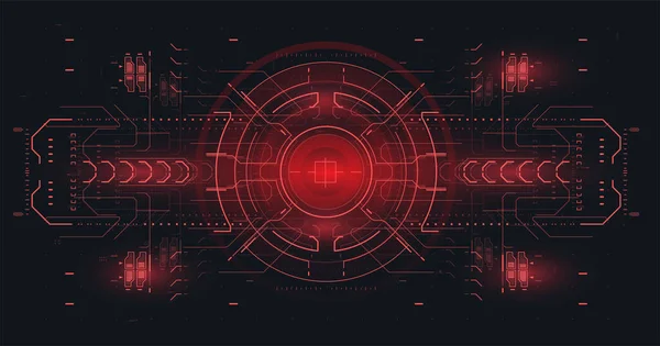 Cyberspace Realidad Virtual Estilo Hud Pantalla Frontal Para Juegos Aplicaciones — Archivo Imágenes Vectoriales