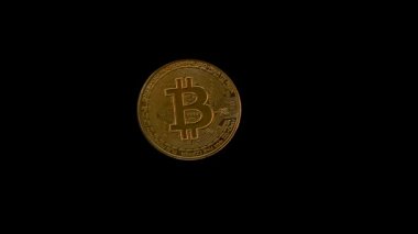 Bitcoin şifreli para animasyonlu görüntüler arka planda çekilen renk farkını değiştiriyor