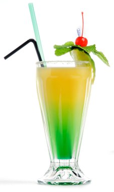 sarı yeşil kokteyl