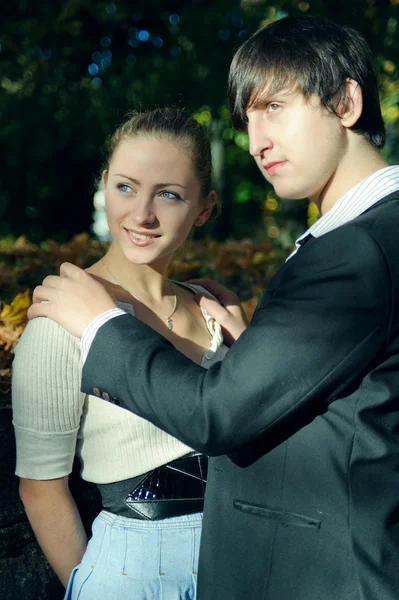 Portrait of two young — Stock Photo, Image