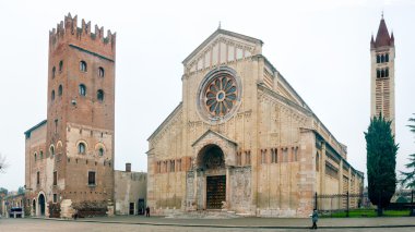 Bazilikası St zeno, chiesa st. procolo, piazza, Meydanı, verona, ben