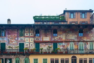Piazza erba, verona, İtalya