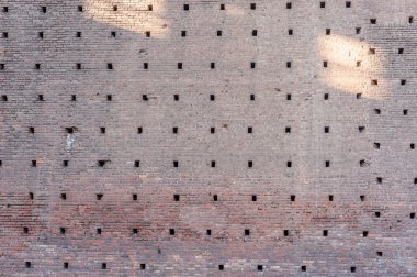 eski tuğla duvar kale