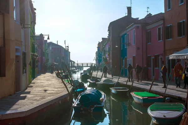 Burano, italia, alba — Foto Stock