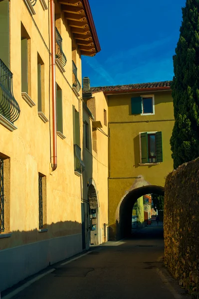Old italy streets, desenzzano. Royalty Free Stock Images