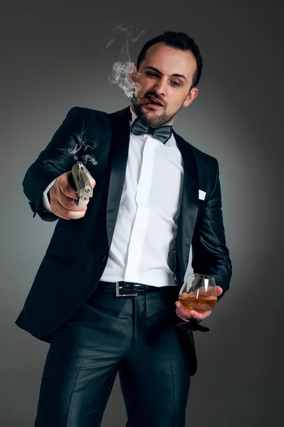 Cool gangster — Stock Photo, Image