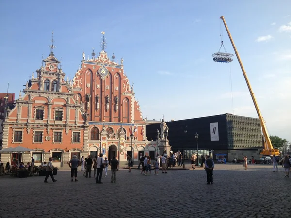 Riga old town, summer time — Stock Photo, Image