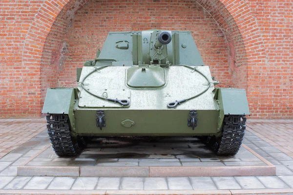 Rosyjski działo samobieżne su-76 — Zdjęcie stockowe