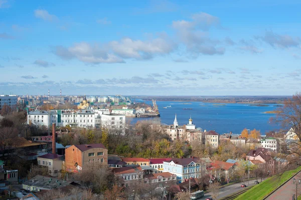 Panorama de Nizhny Novgorod — Fotografia de Stock